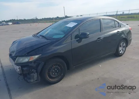 2013 Honda Civic Lx z USA, uszkodzony, nr VIN 2HGFB2F55DH600566